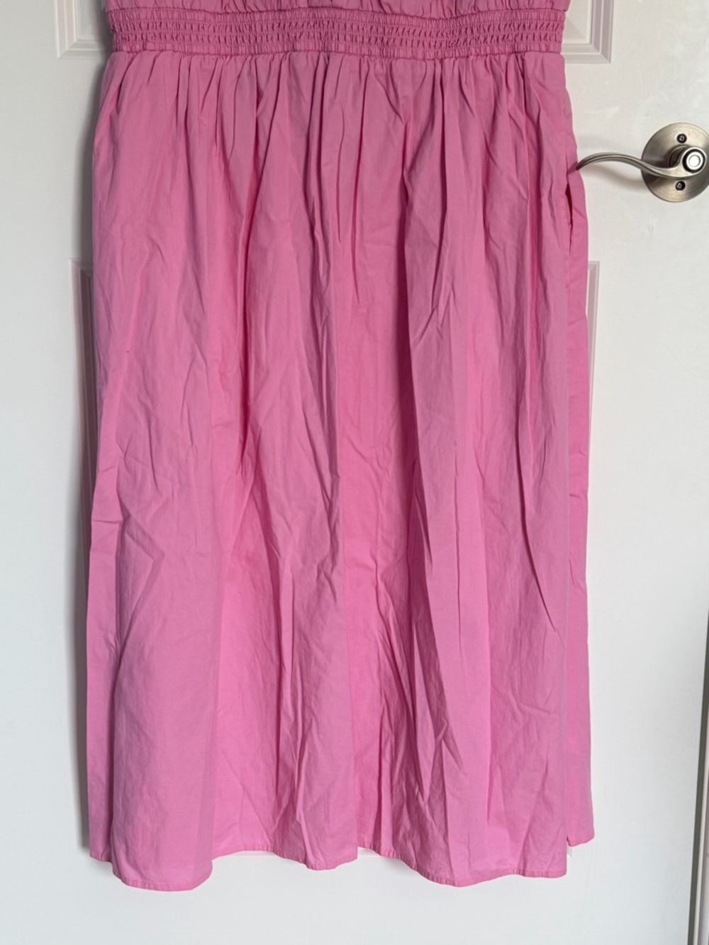 J. Crew Women's Pink Sleeveless Collared Midi Dress Size 12 39708 - Picture 5 of 12